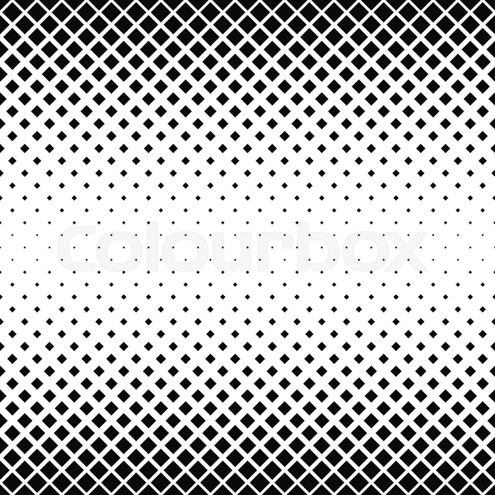Seamless black and white square pattern | Stock vector | Colourbox