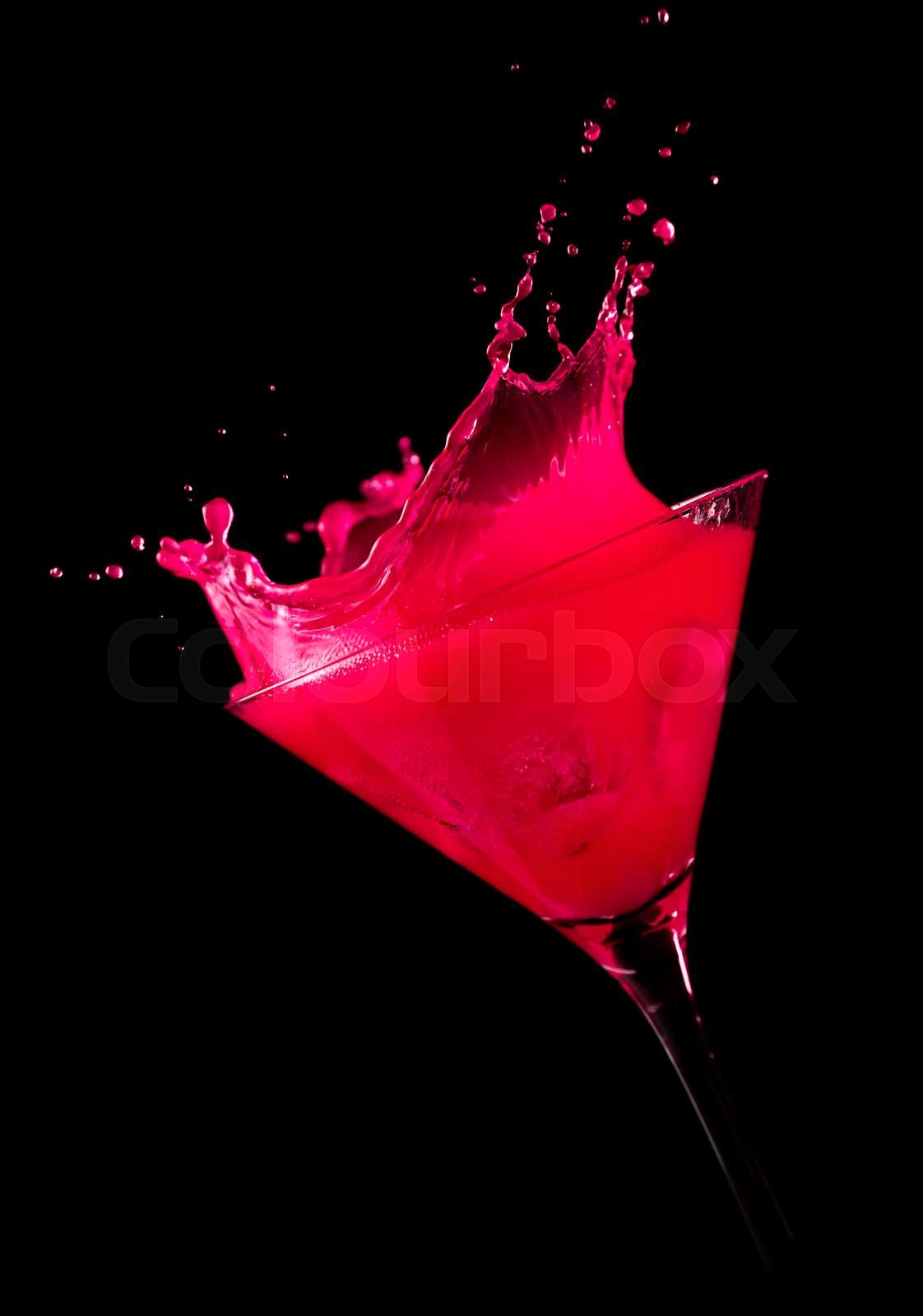 Pink Cocktail Splash | Stock image | Colourbox