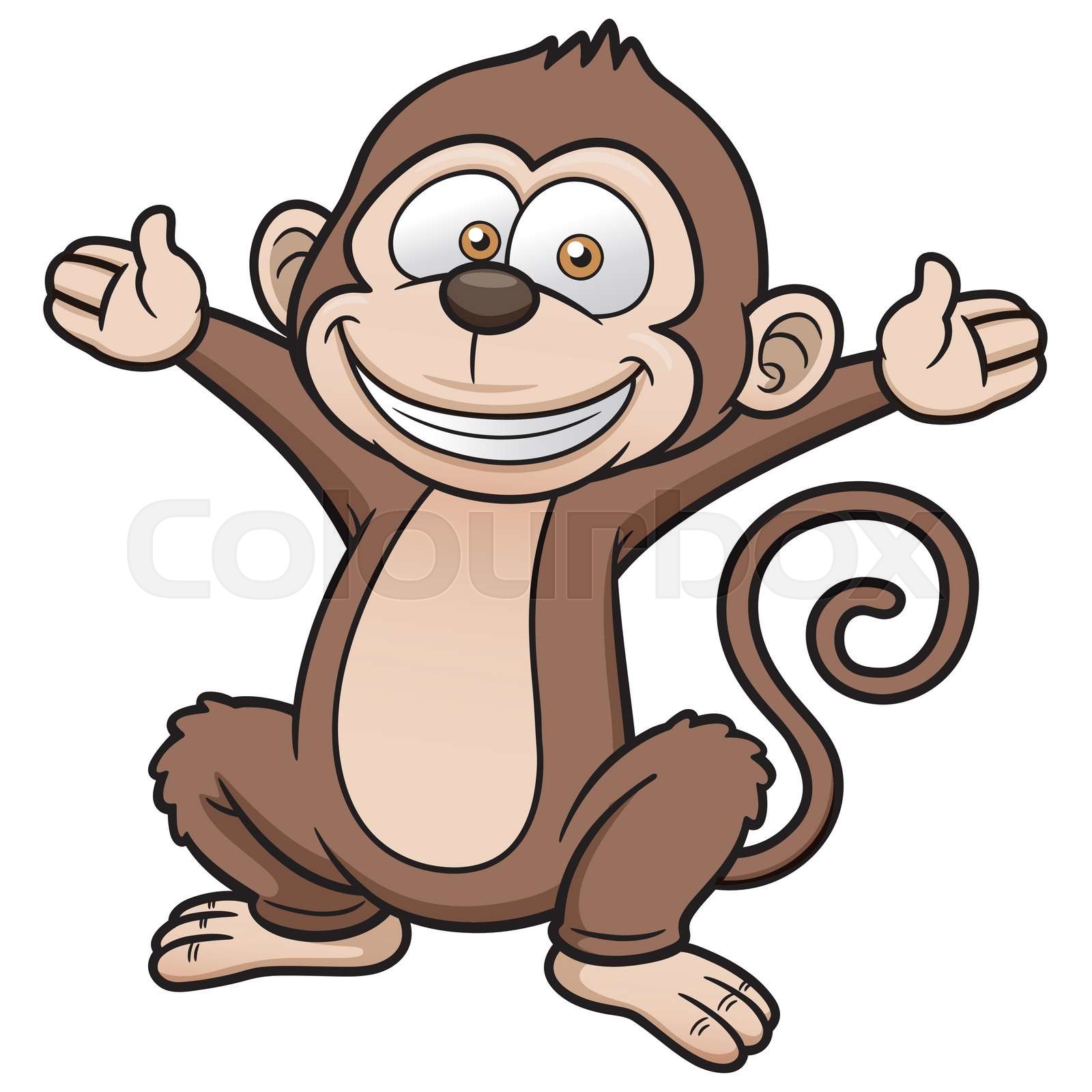 Monkey Stock Vector Colourbox