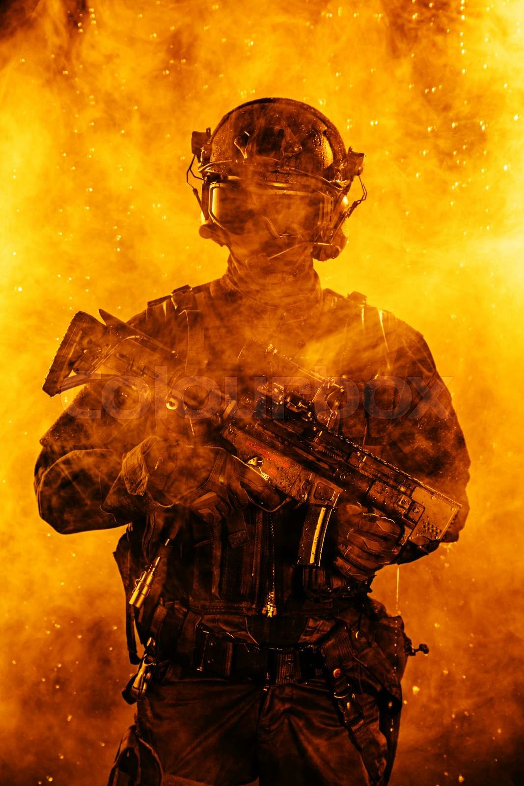 Police officer SWAT | Stock image | Colourbox