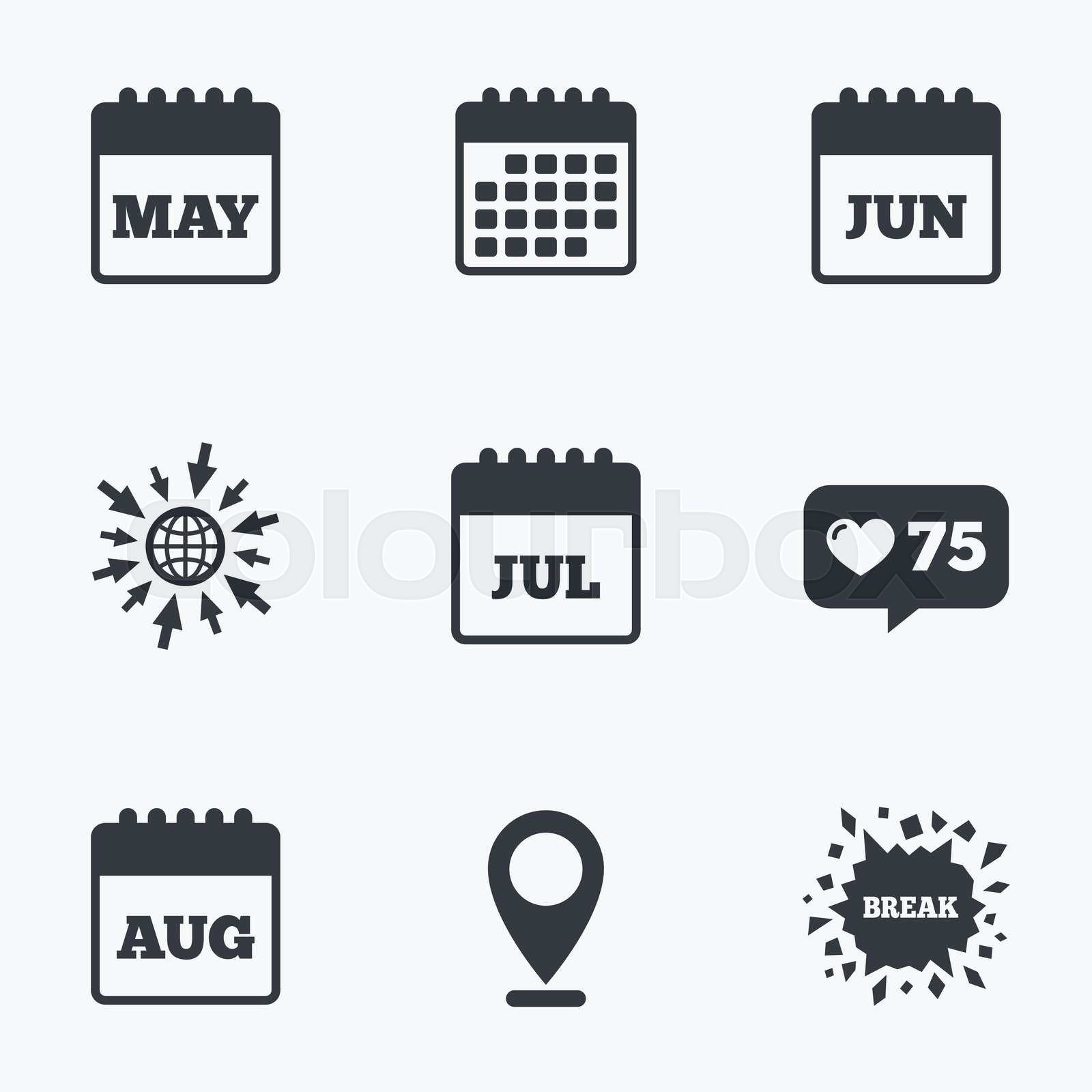 calendar-may-june-july-and-august-stock-vector-colourbox