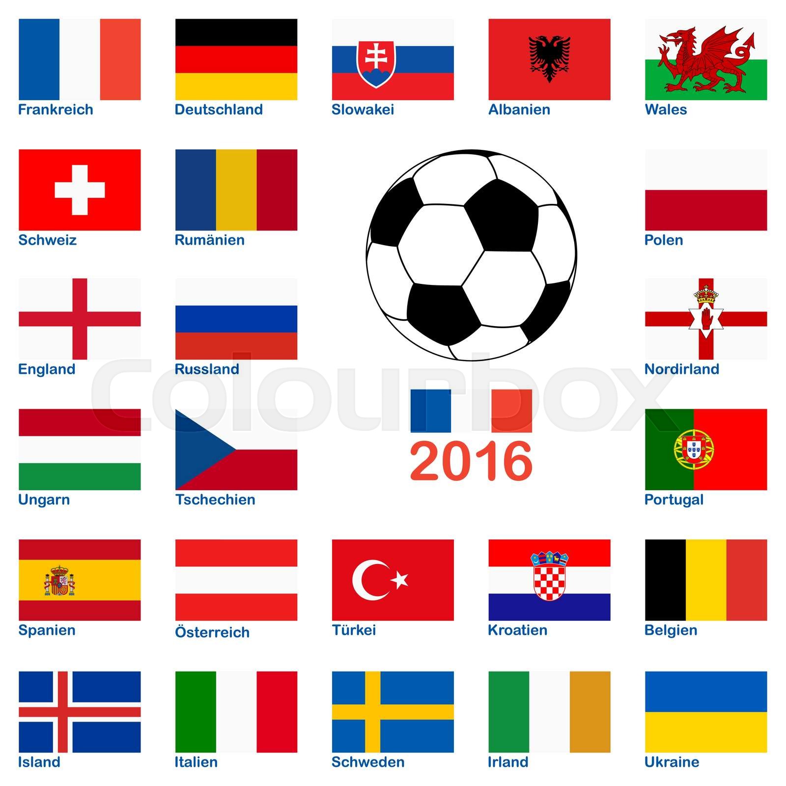France soccer game national teams | Stock vector | Colourbox
