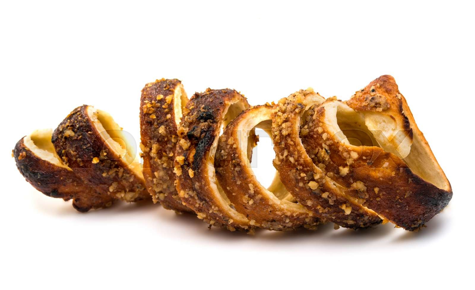 Trdelnik Czech isolated | Stock image | Colourbox