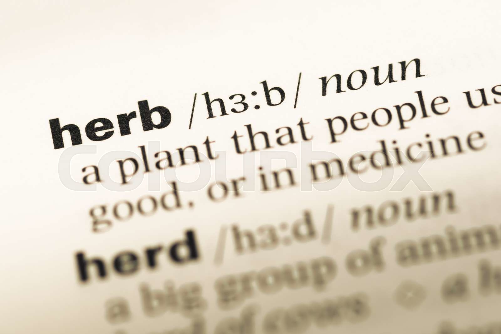 erklärung, abstrakt, selektiv Stock Bild Colourbox