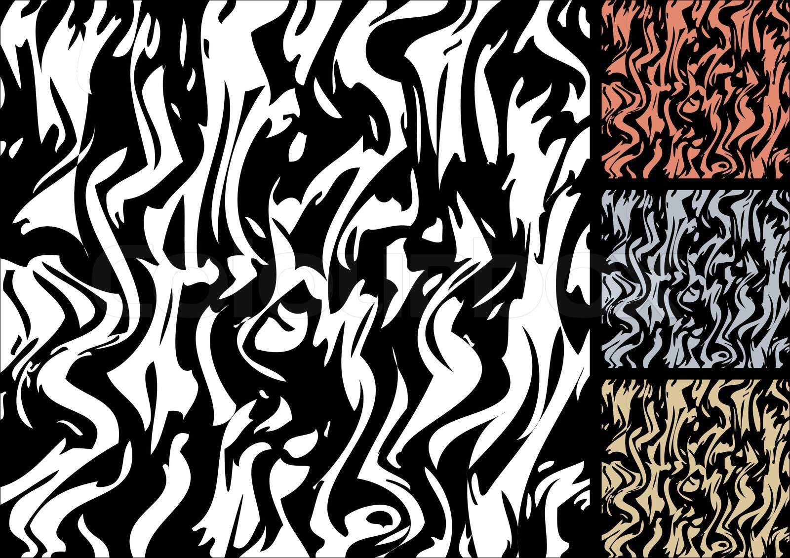 Illustration of colored zebra stripes. Also in vector format. | Stock ...