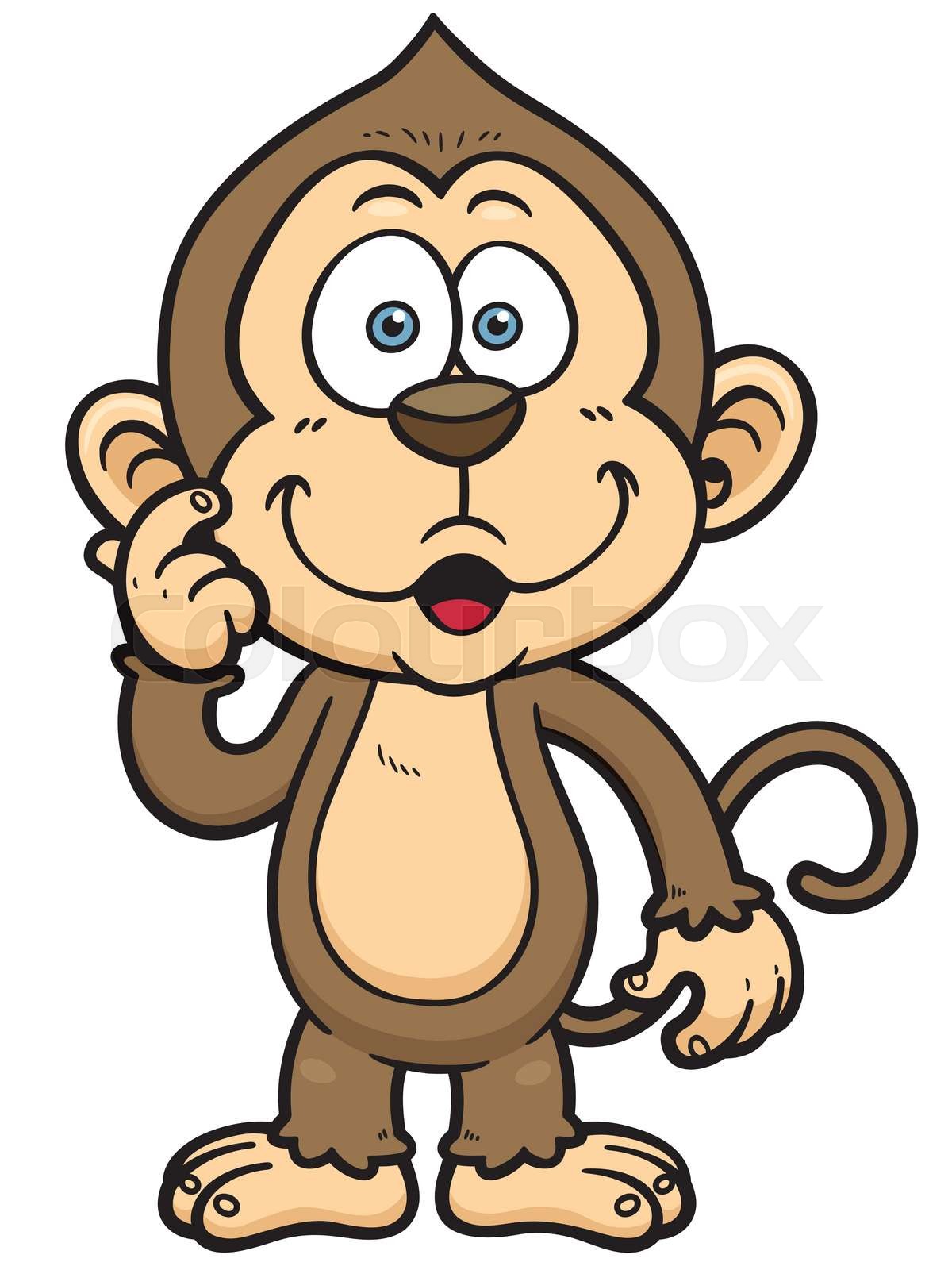 Monkey Stock Vector Colourbox