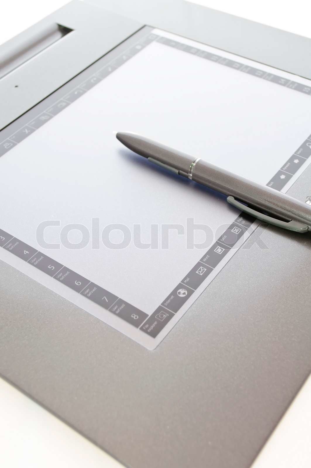 Graphic Tablet Stock Bild Colourbox
