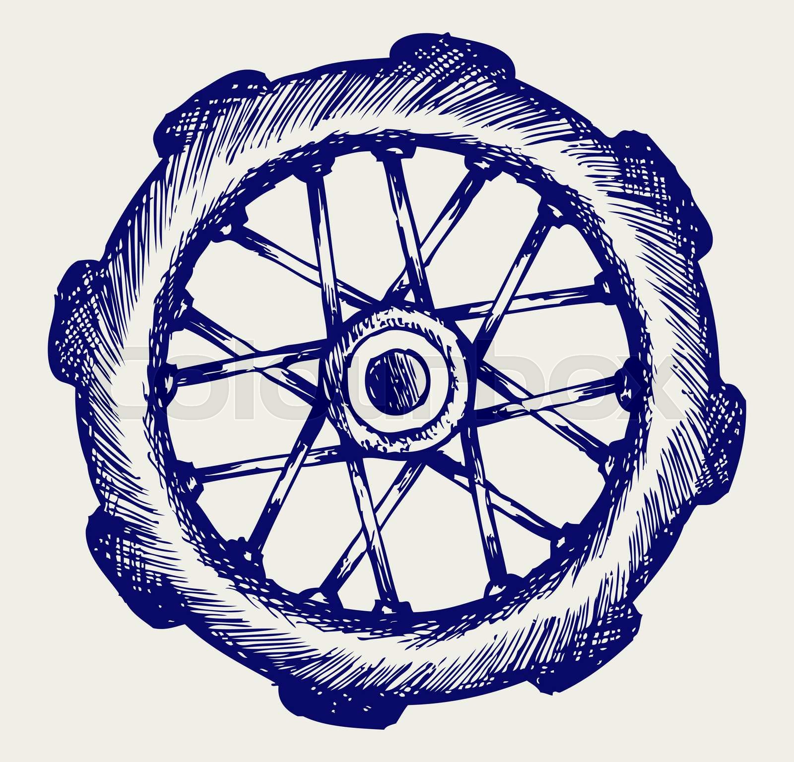 Wheel motorcycle Stock vector Colourbox