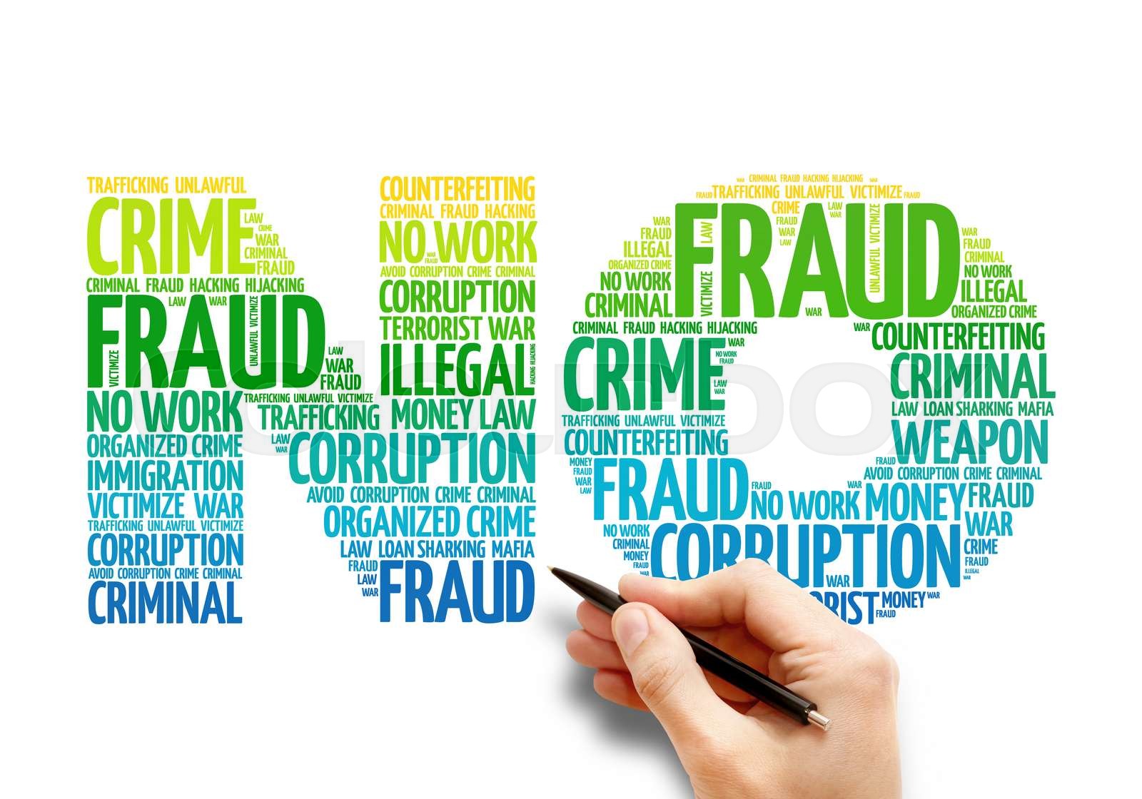 NO word cloud | Stock image | Colourbox
