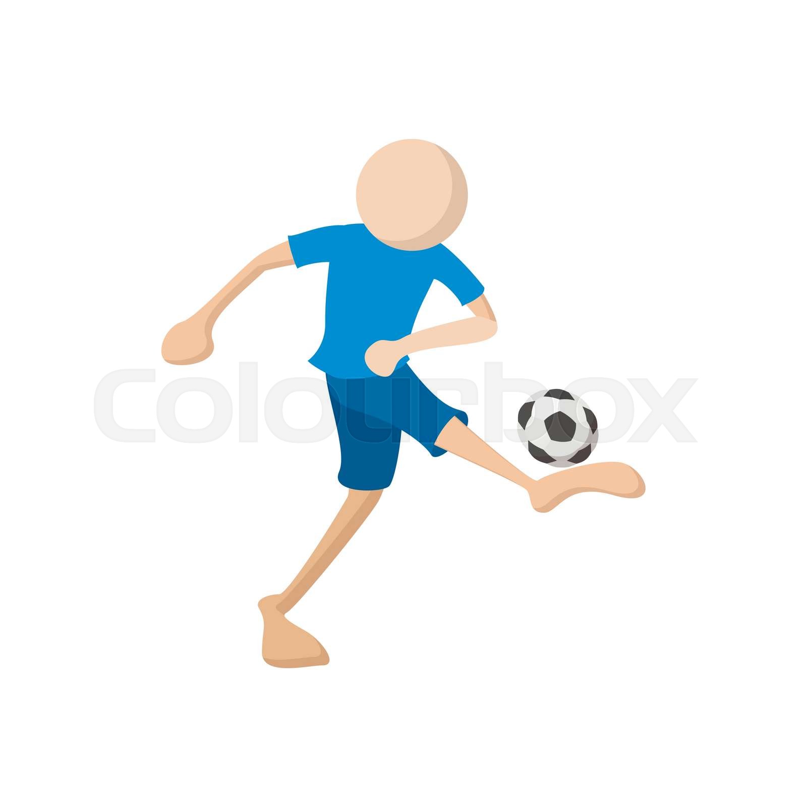 Football soccer cartoon icon Stock vector Colourbox