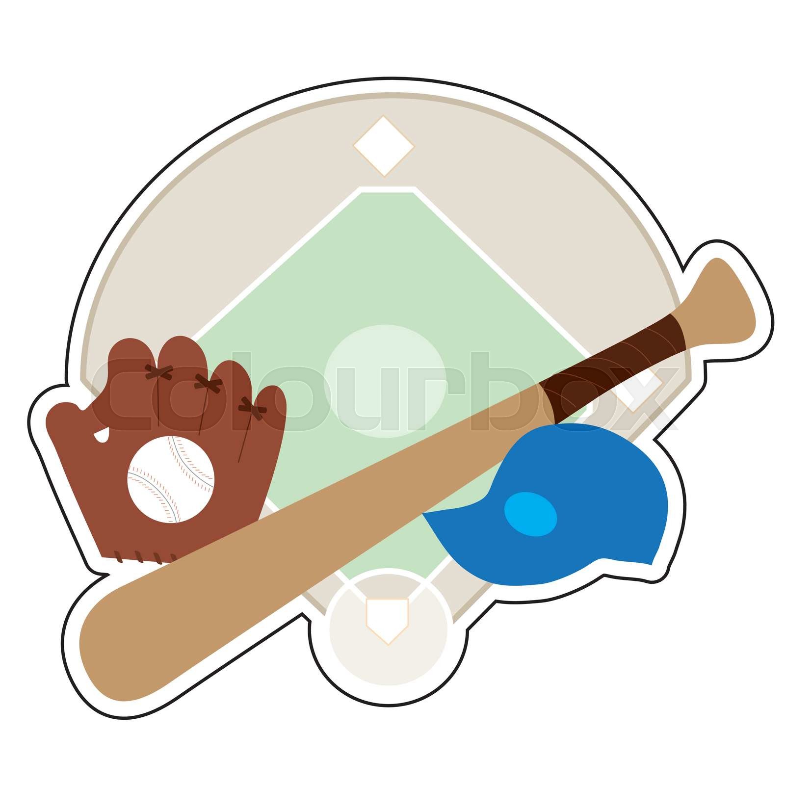 Baseball Stuff Stock vector Colourbox