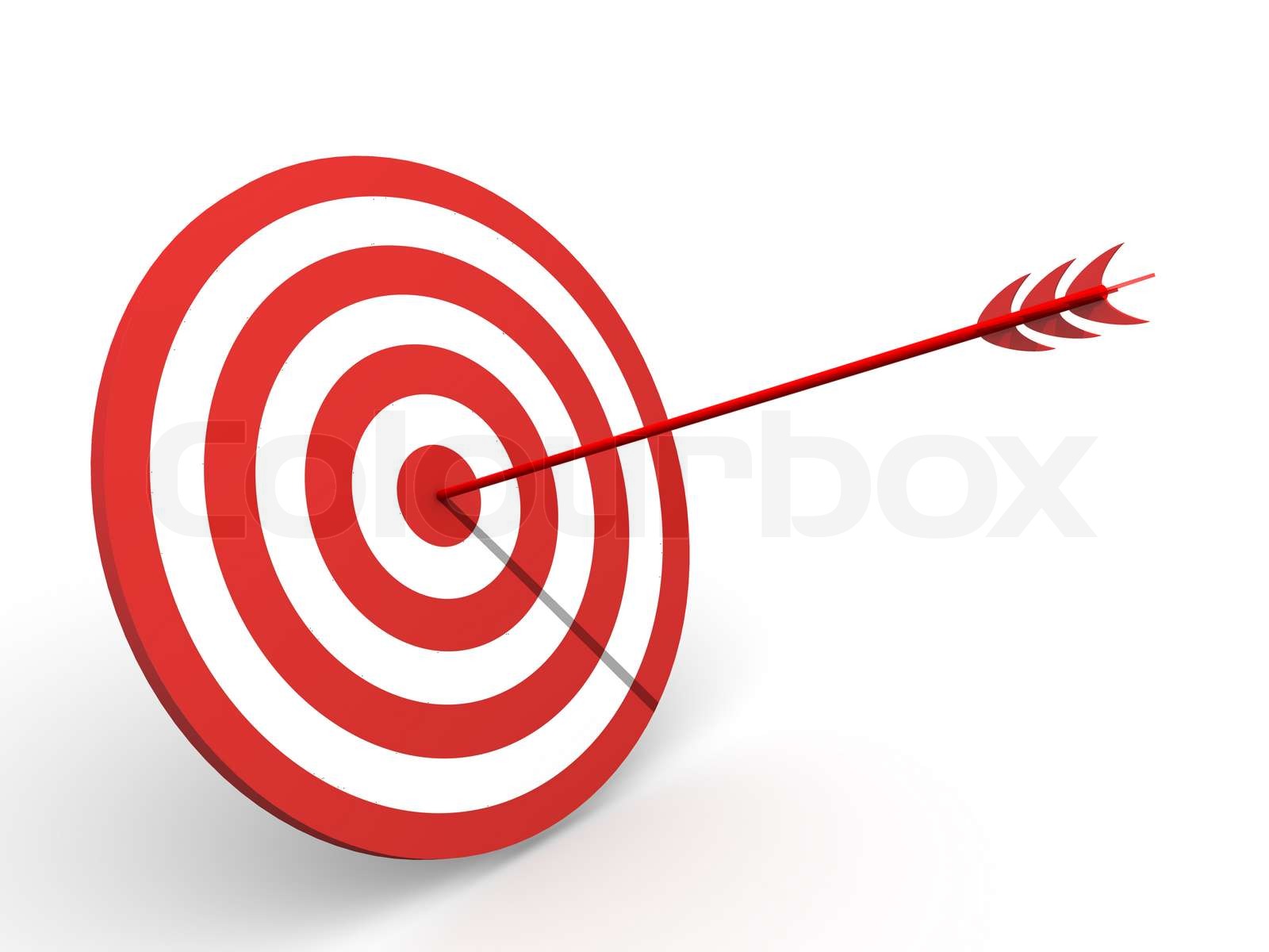 Target 3d Stock Image Colourbox