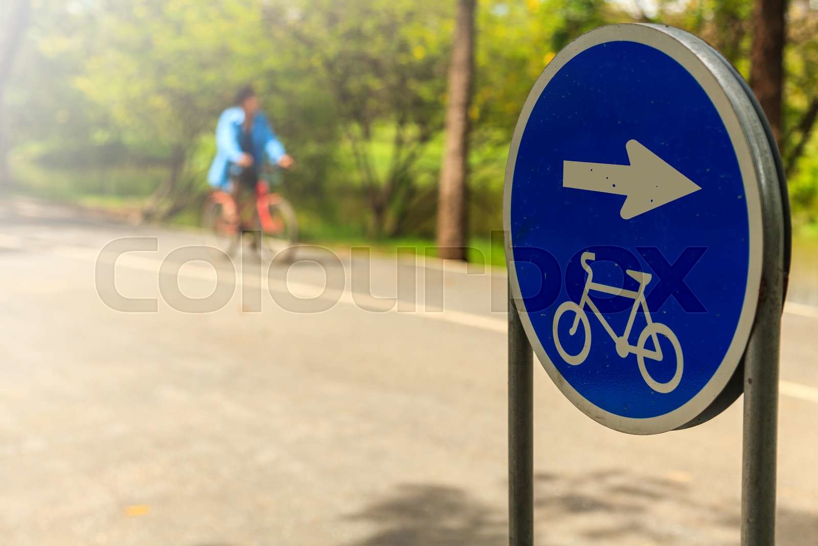 Bike Lane Symbol Stock Image Colourbox bike-lane-symbol-stock-image-colourbox