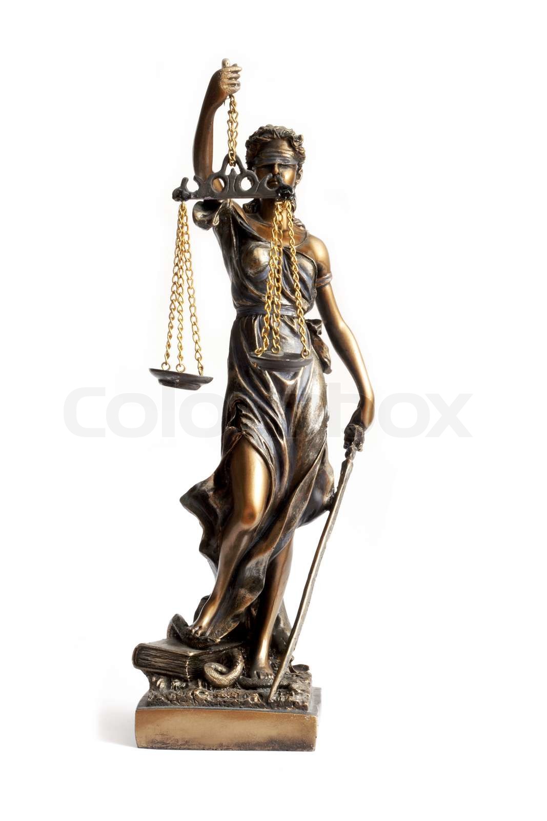 Antique Statue of justice | Stock image | Colourbox