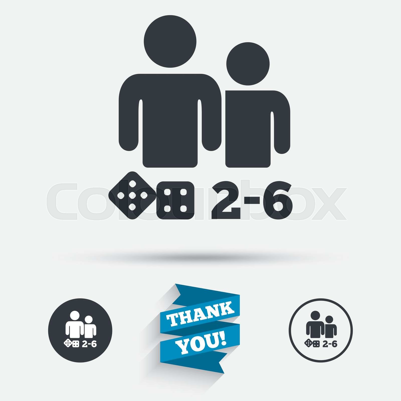 board-games-sign-icon-2-6-players-symbol-stock-vector-colourbox