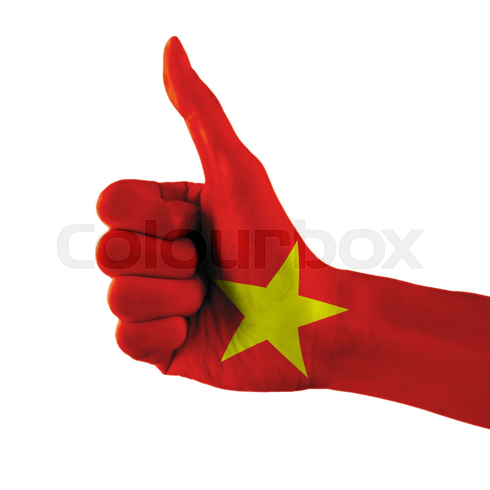 vietnam-flag-painted-hand-showing-thumbs-up-sign-on-isolated-white