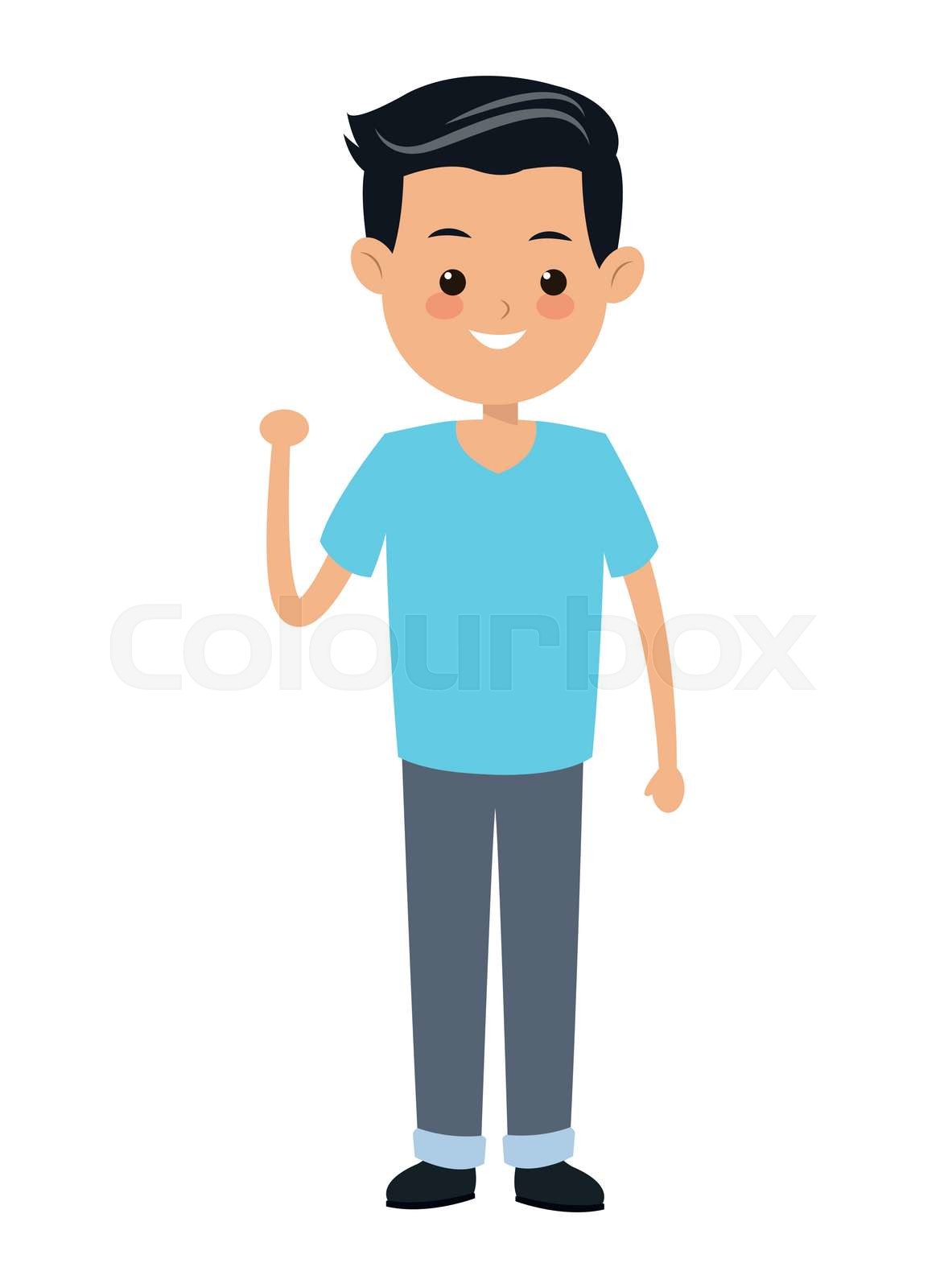 single man icon Stock vector Colourbox