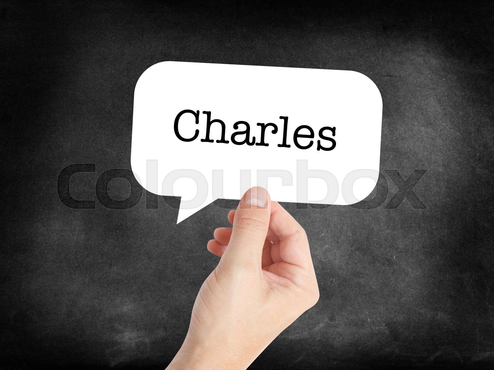 Charles Stock image Colourbox