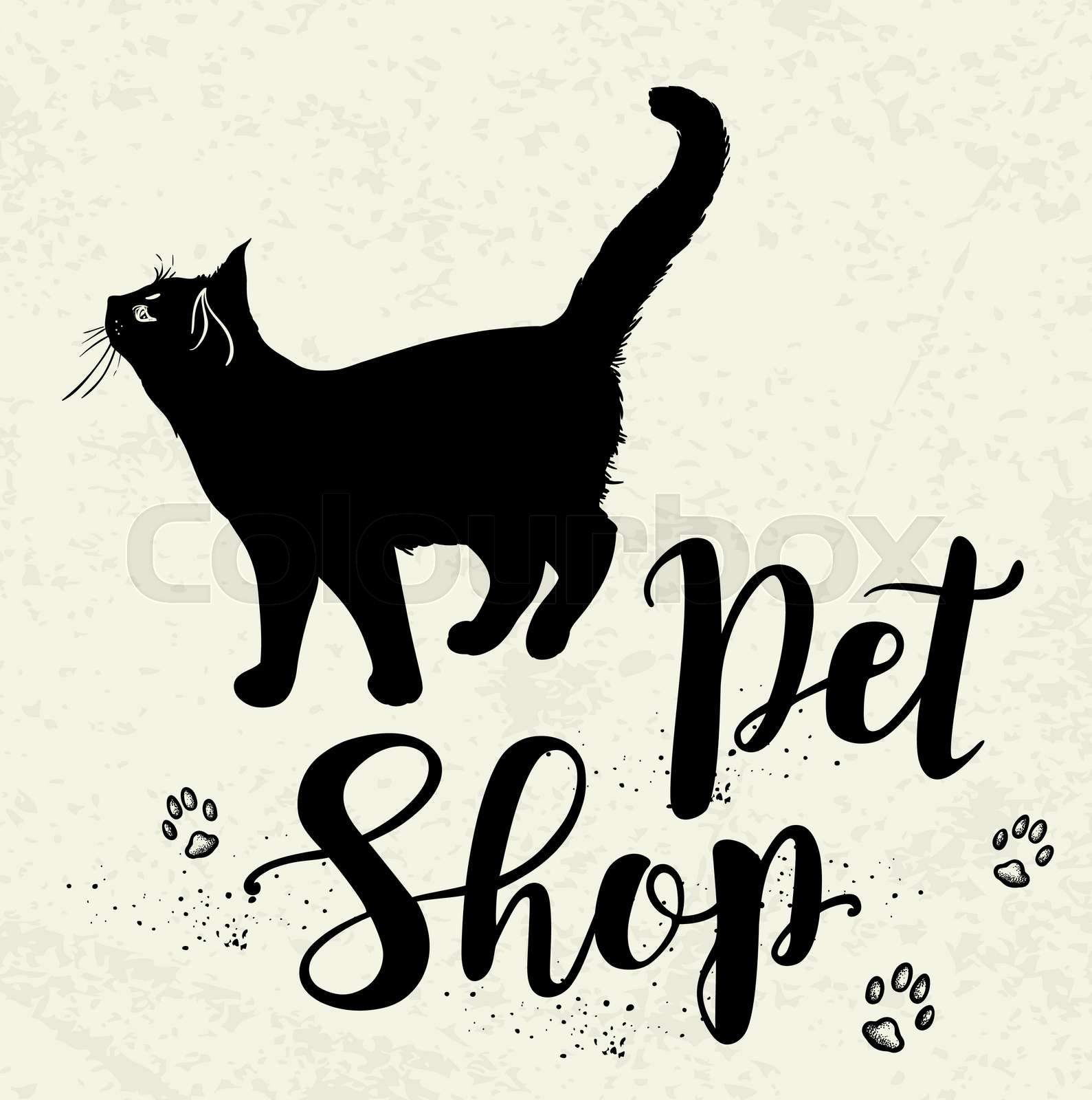 Background for pet shop | Stock vector | Colourbox