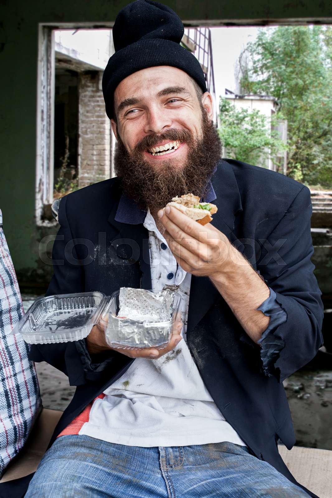 Desperate vagrant stock image colourbox