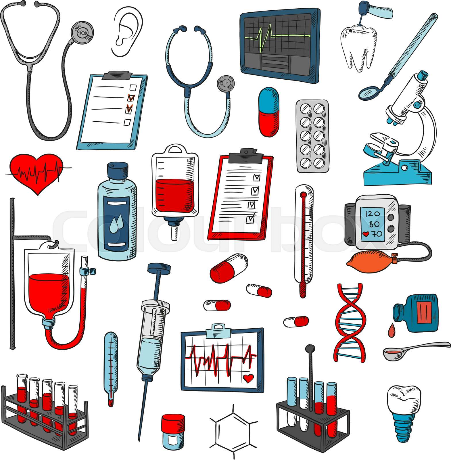 Medical Equipment Vector Icons Set Stock Vector Colourbox Medical Equipment Vector Icons Set Stock Vector Colourbox