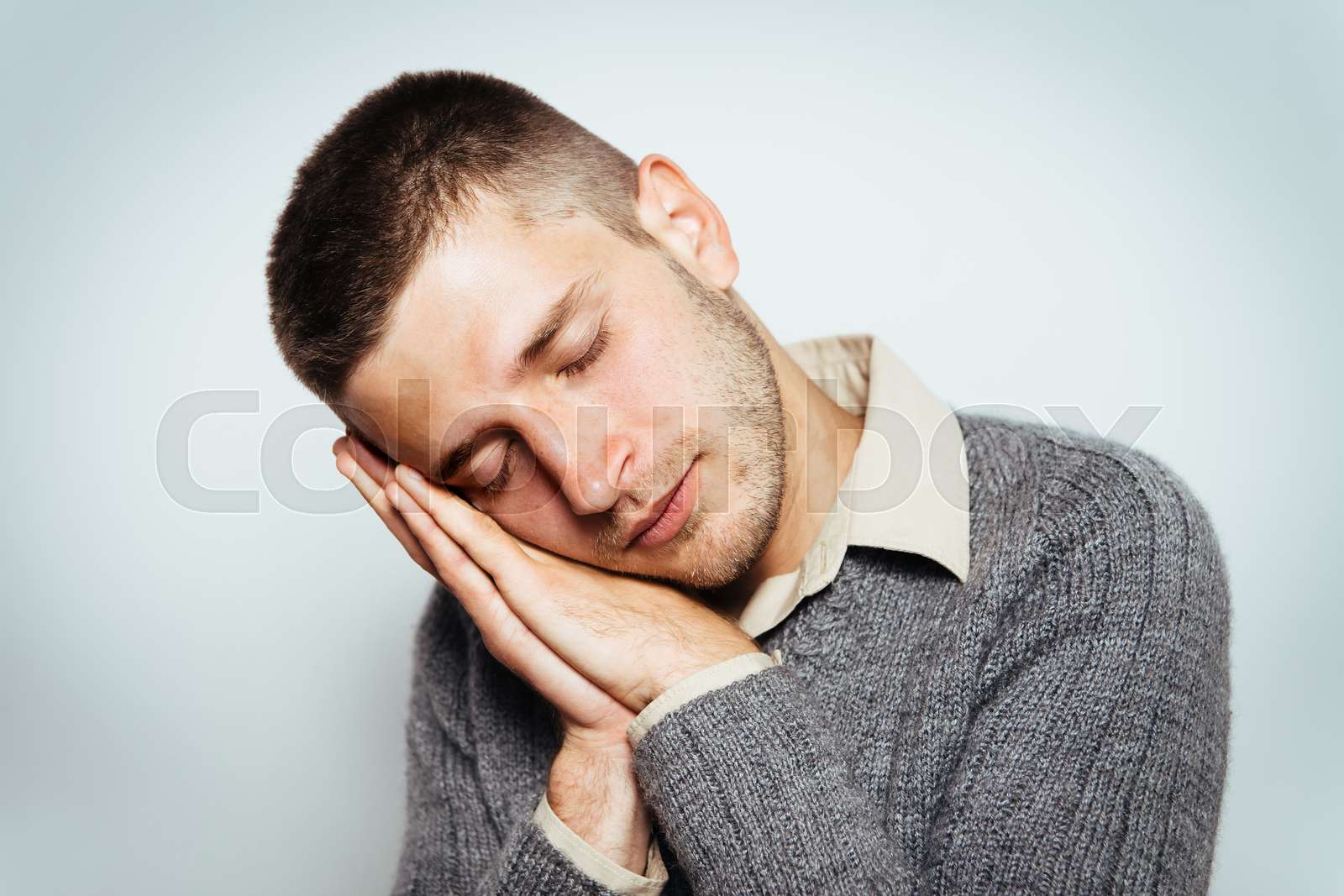 Sleep. Man | Stock image | Colourbox