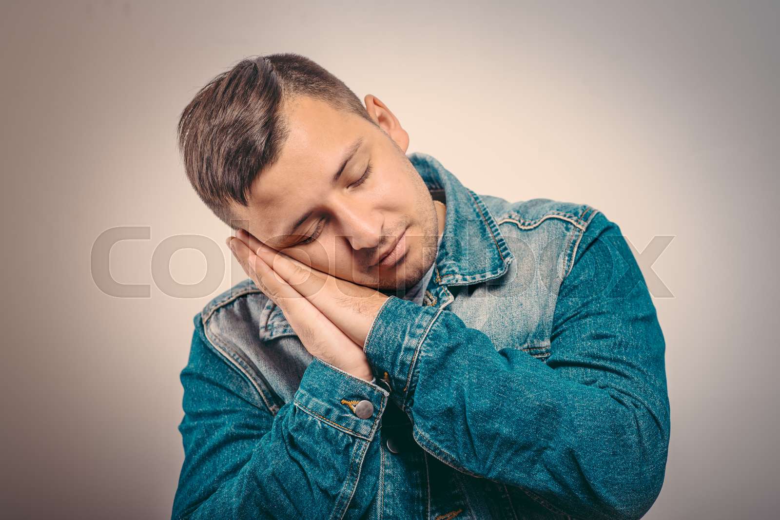 Sleep. Man | Stock image | Colourbox