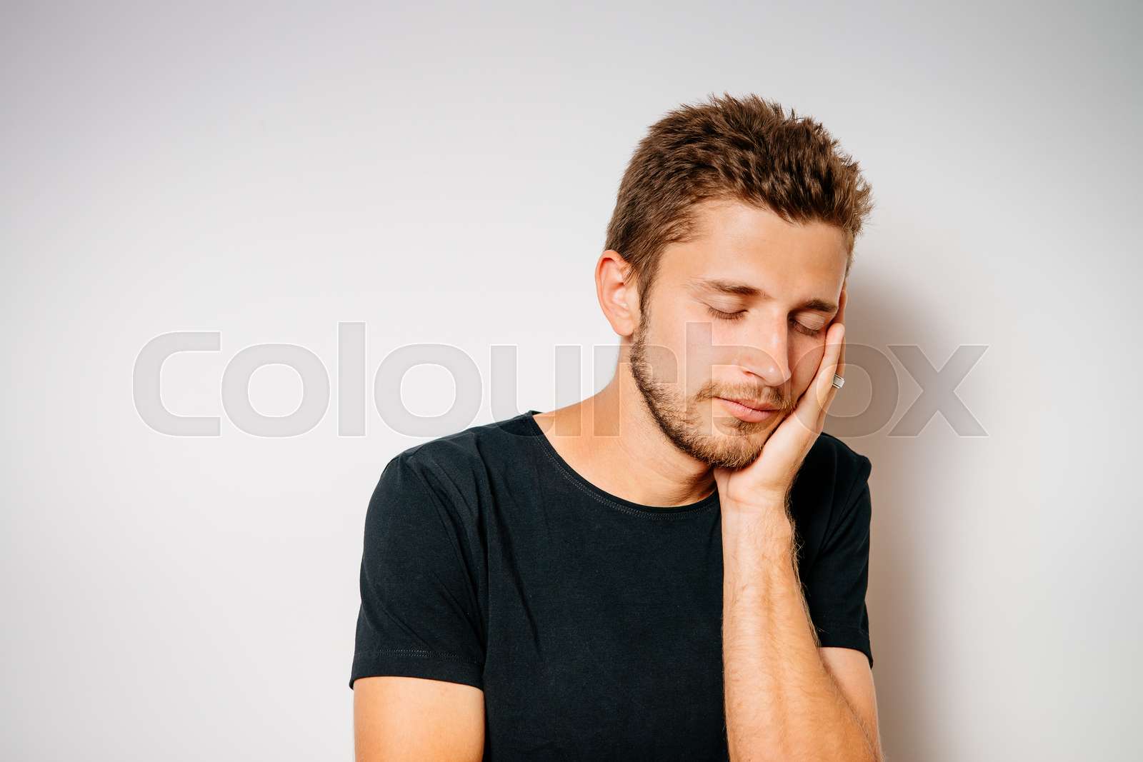 Sleep. Man | Stock image | Colourbox