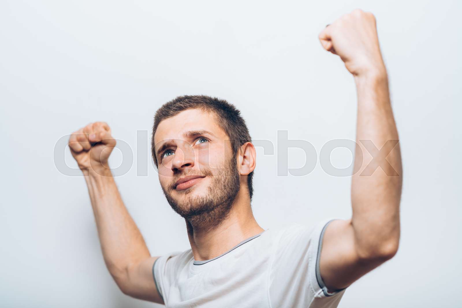 Joyful, a very happy man | Stock image | Colourbox