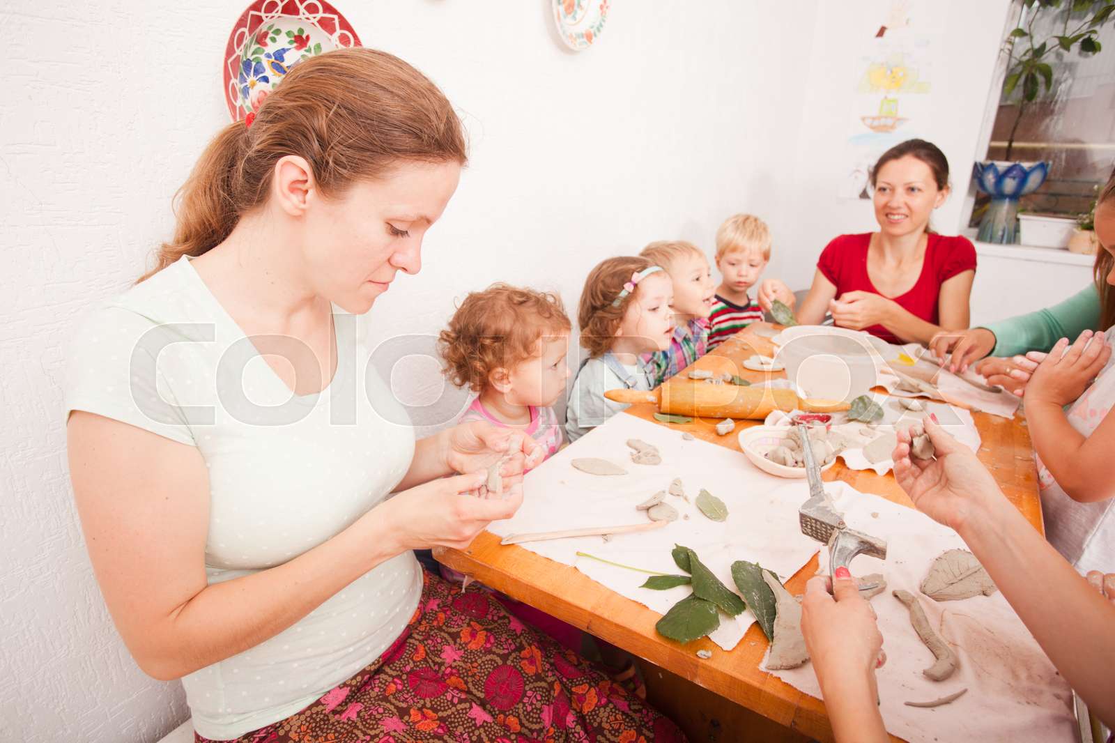 Early learning and daycare concept Stock image Colourbox