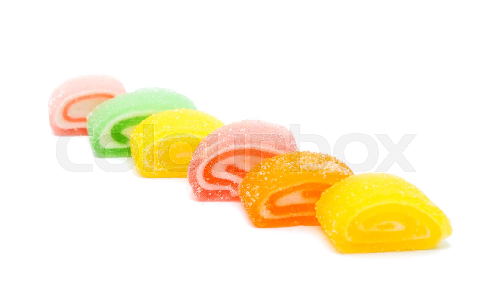 jelly candies isolated | Stock image | Colourbox