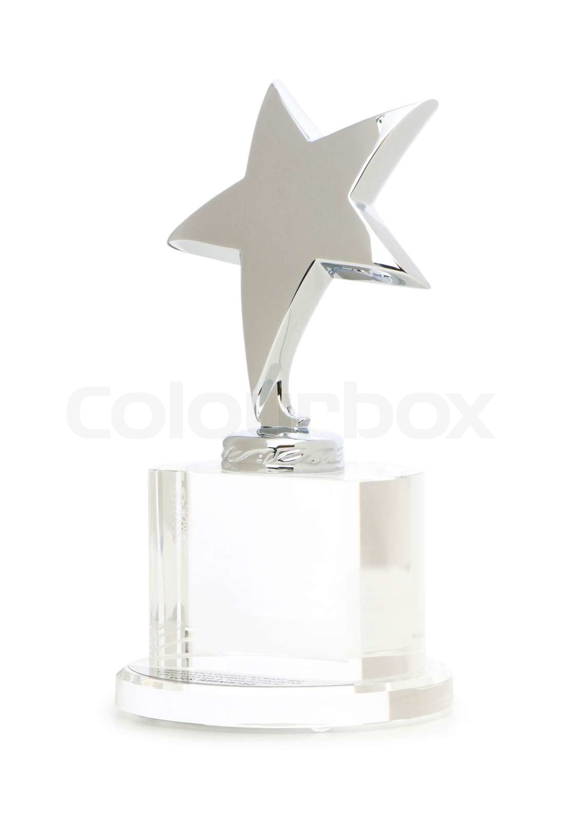 Star Award isoleret på den hvide baggrund Stock foto Colourbox