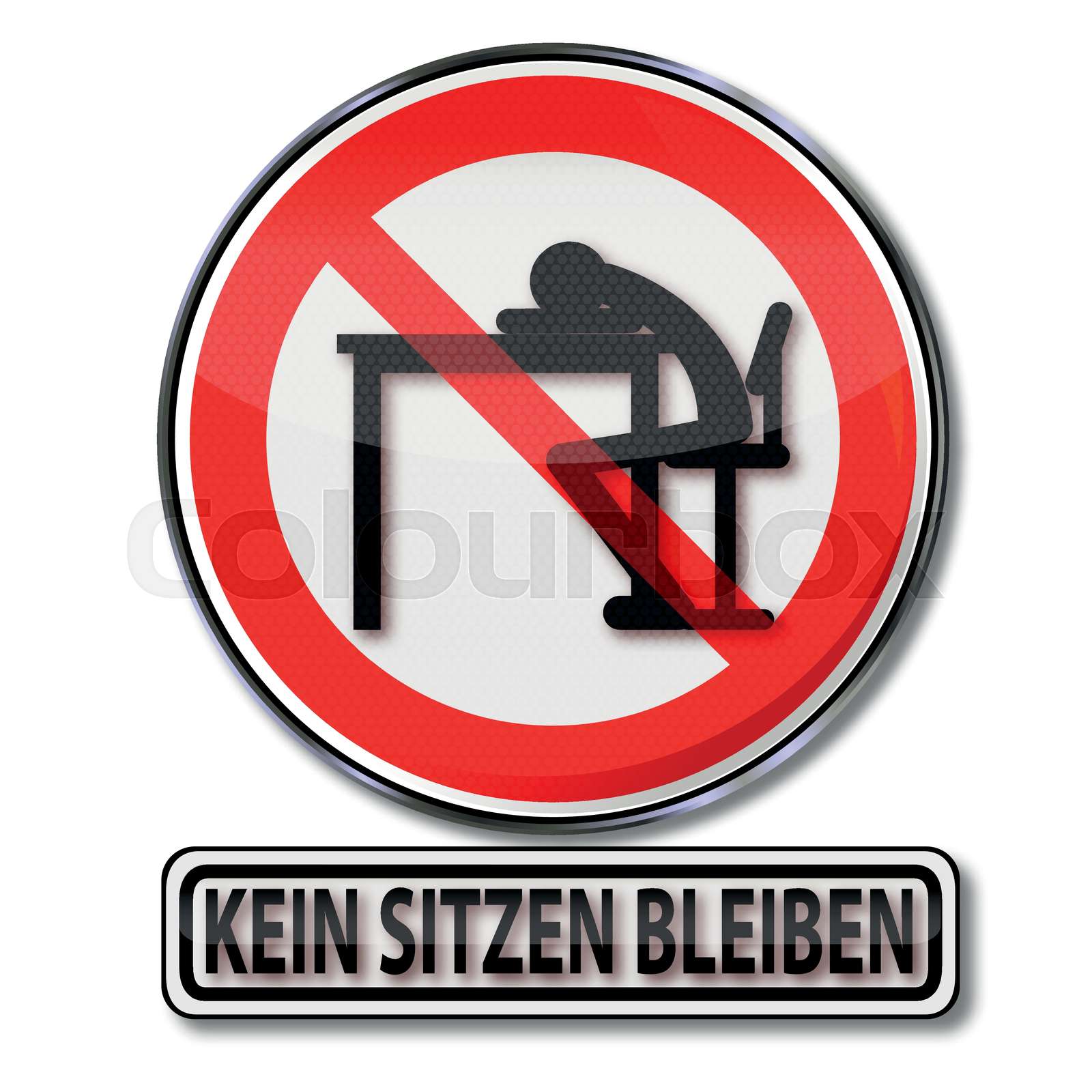 Schild mit Schulangst und sitzen bleiben StockVektor Colourbox Schild mit Schulangst und sitzen bleiben StockVektor Colourbox