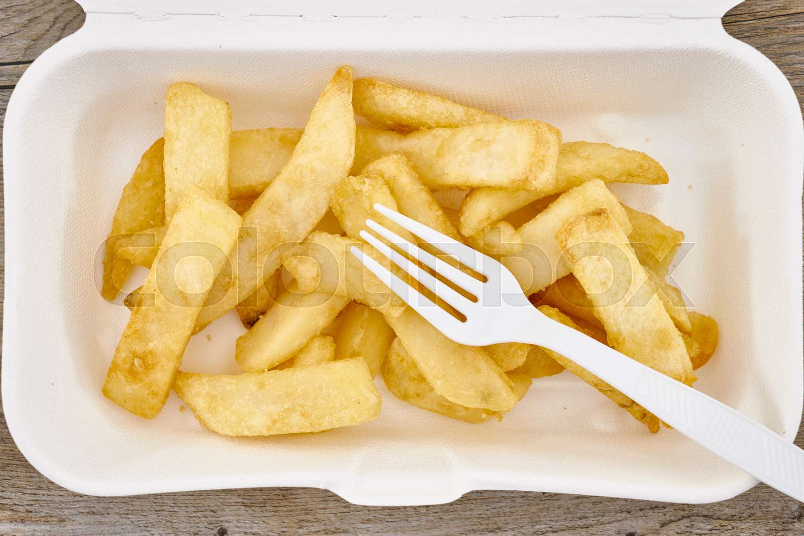 Hot Chips Stock image Colourbox