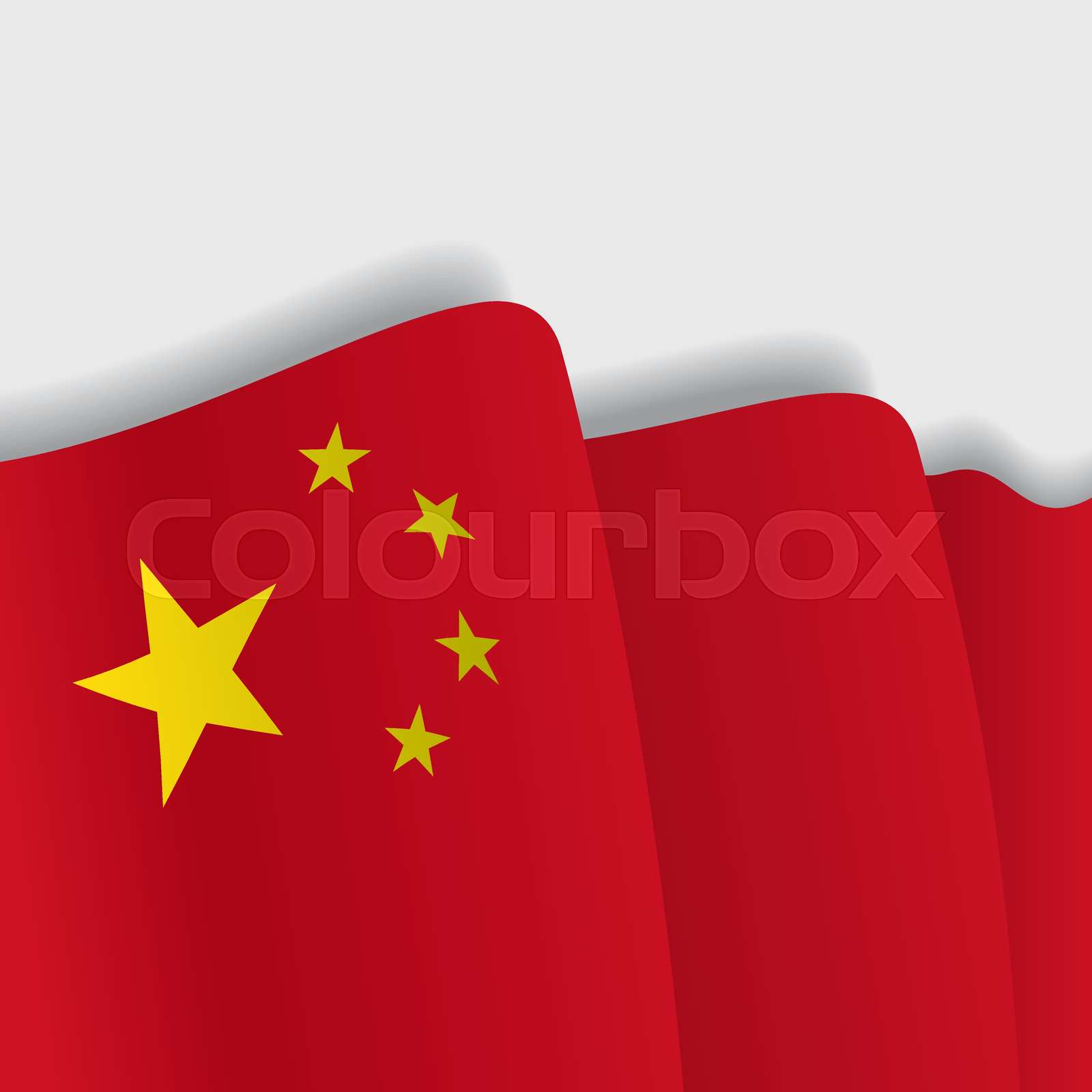 Chinese Waving Flag Vector Illustration Stock Vector Colourbox Chinese Waving Flag Vector Illustration Stock Vector Colourbox