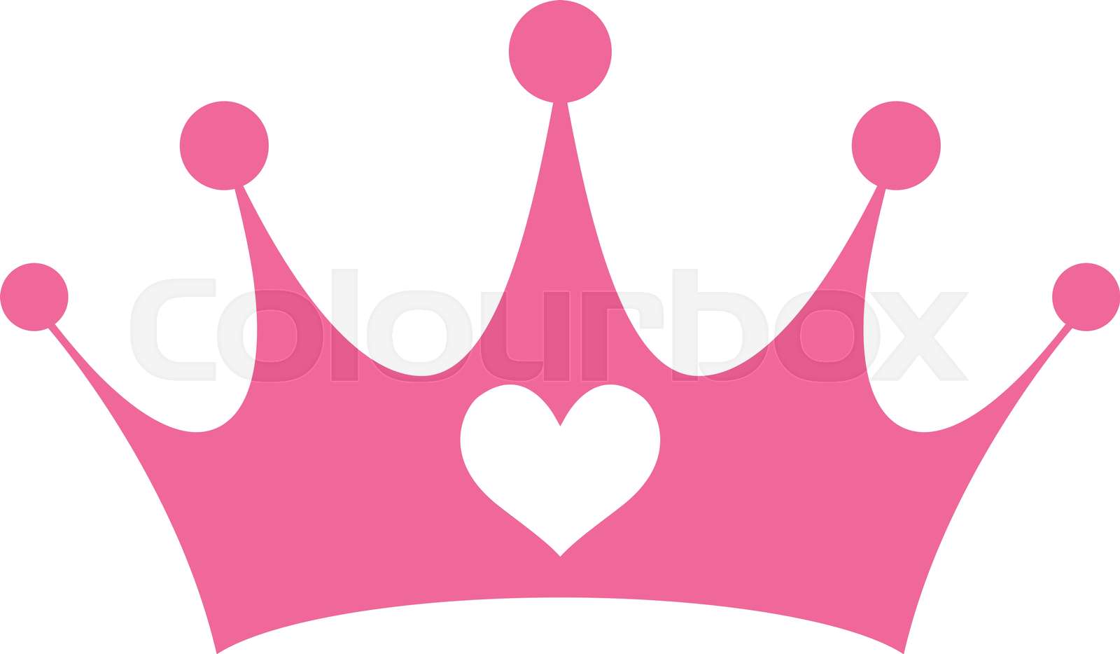 Princess crown Stock vector Colourbox
