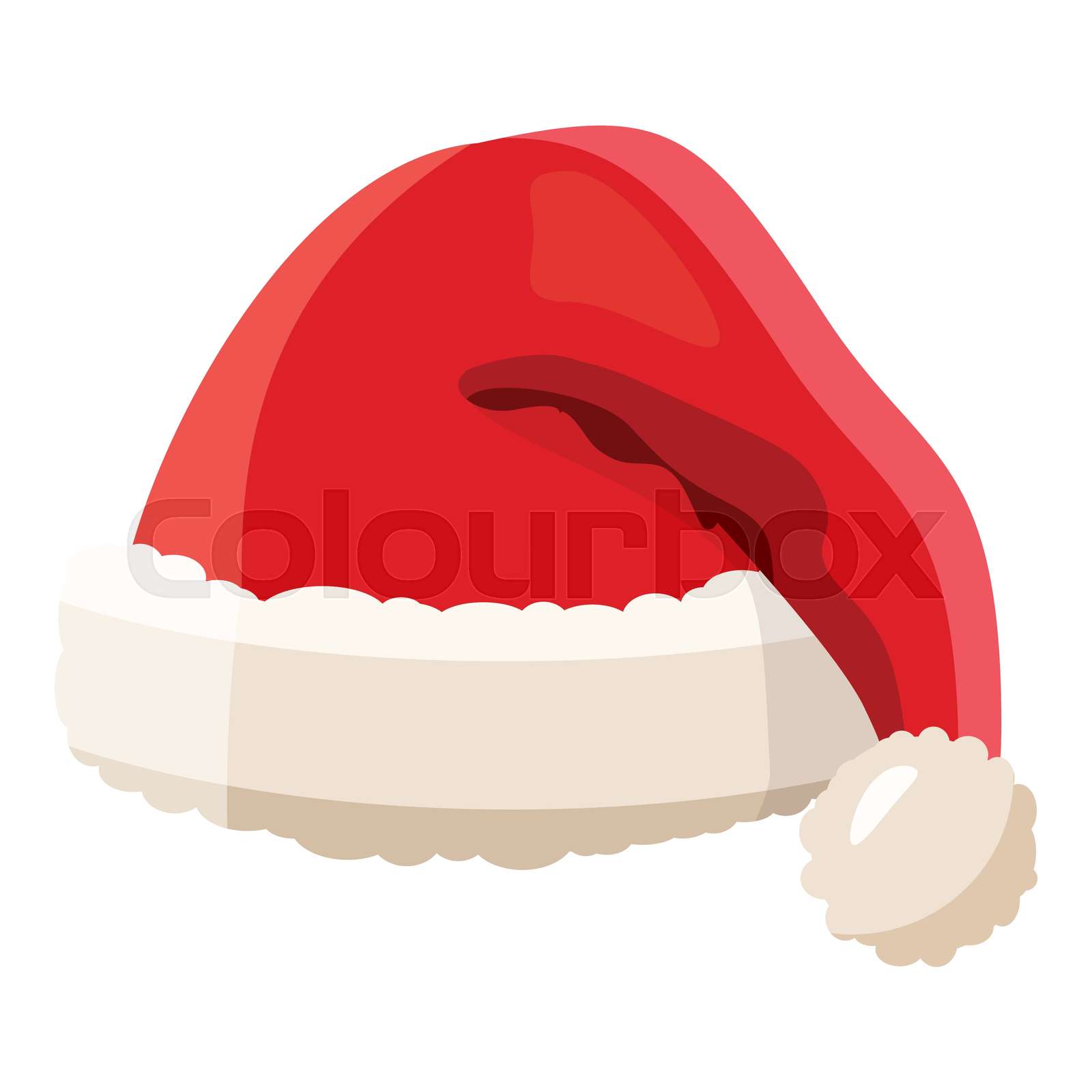 Quickdraw Weihnachtsmann-Mütze Für Erwachsene – Rot, Mit Bommel, Weiches Plüschmaterial