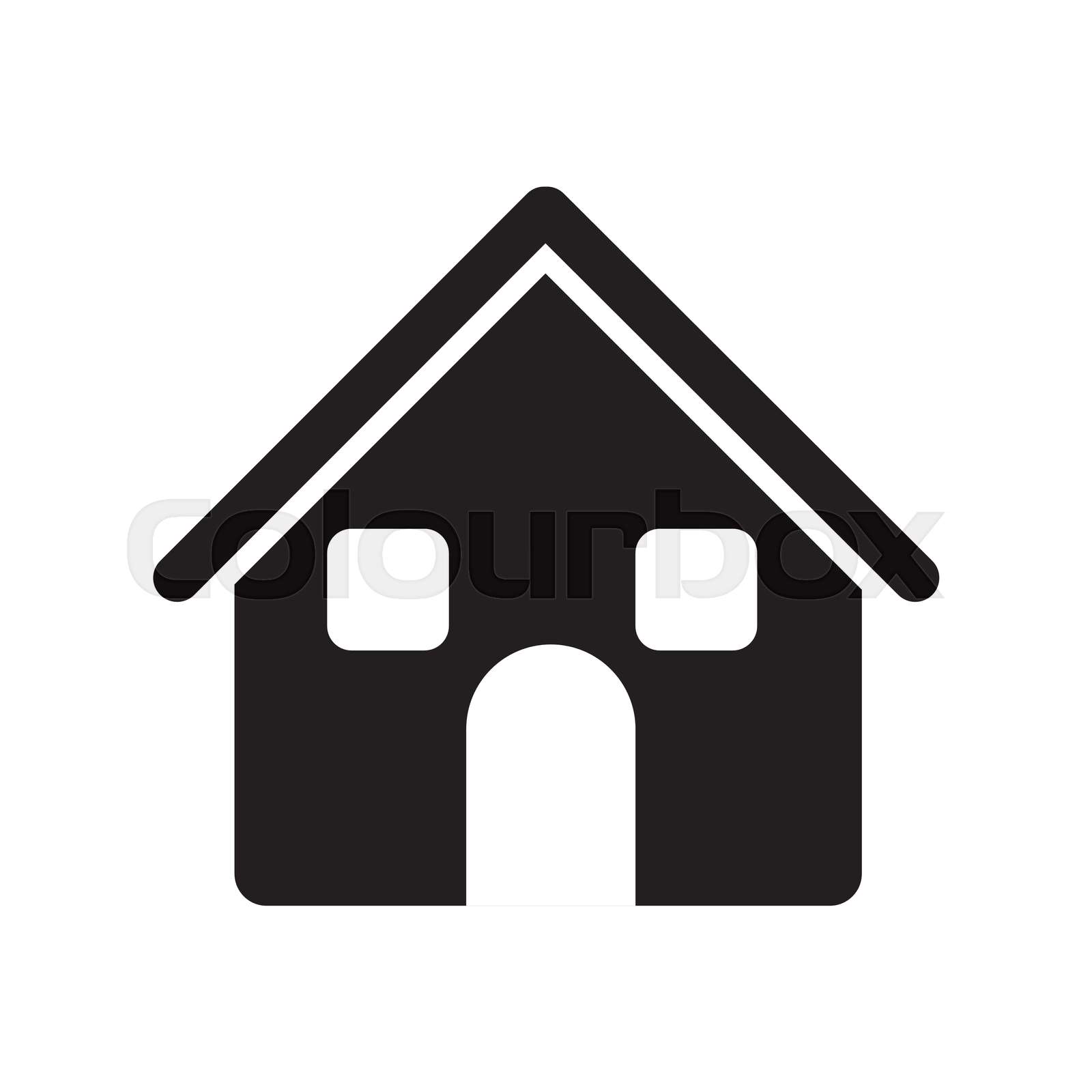 hus, tegn, luksus | Stock vektor | Colourbox