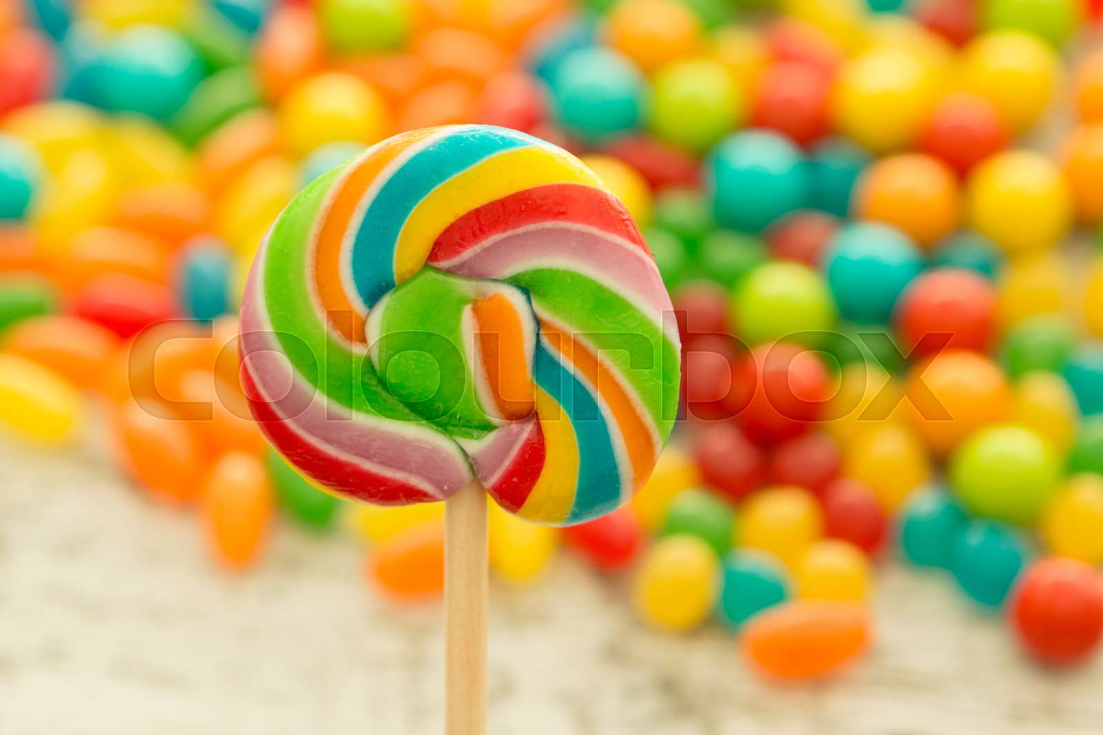 süßigkeit, kind, zuckerwerk Stock Bild Colourbox