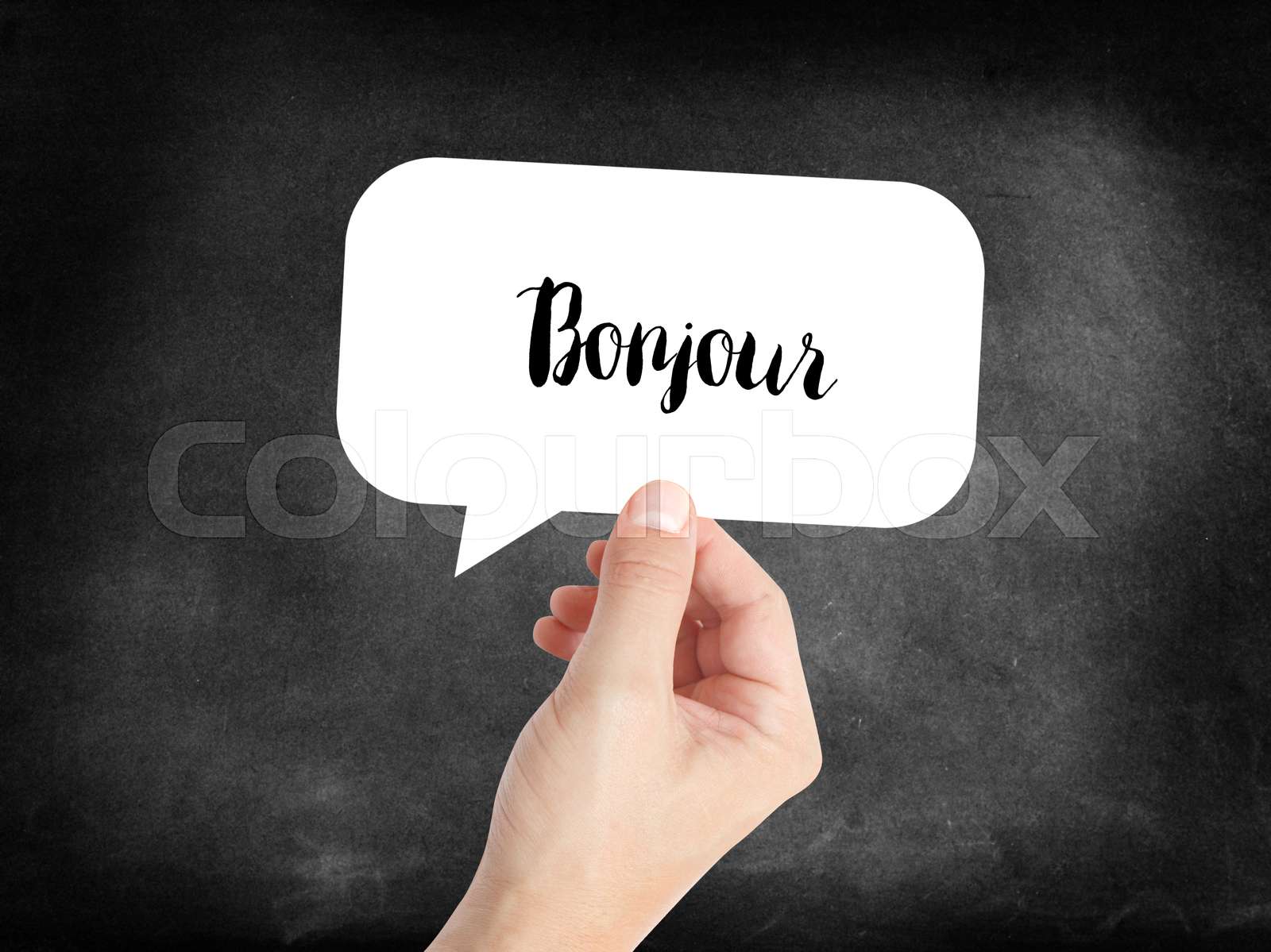 Bonjour | Stock image | Colourbox