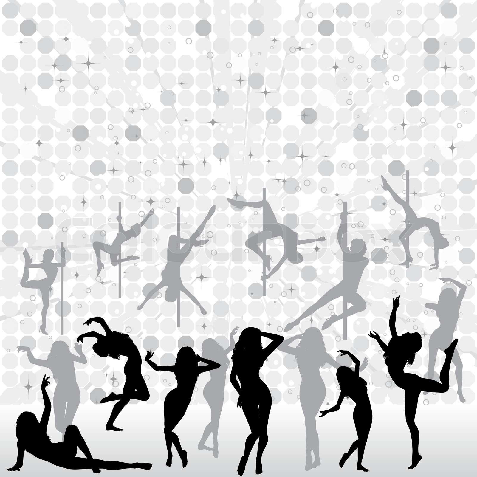 Dance Floor Background Clipart Black