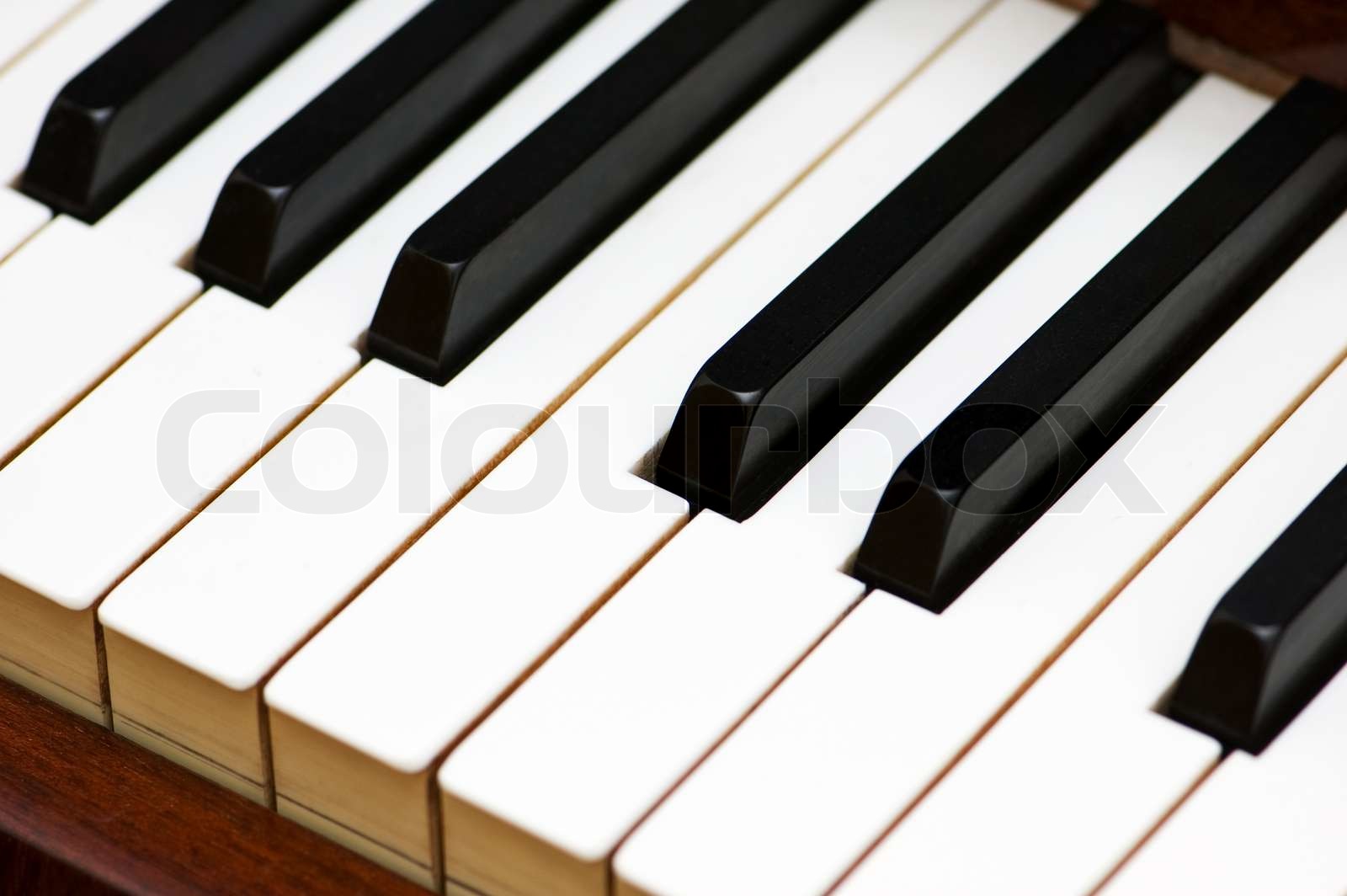 Wie Heißen Die Schwarzen Tasten Auf Dem Klavier Weißen und schwarzen Tasten der klassischen Klavier | Stock Bild