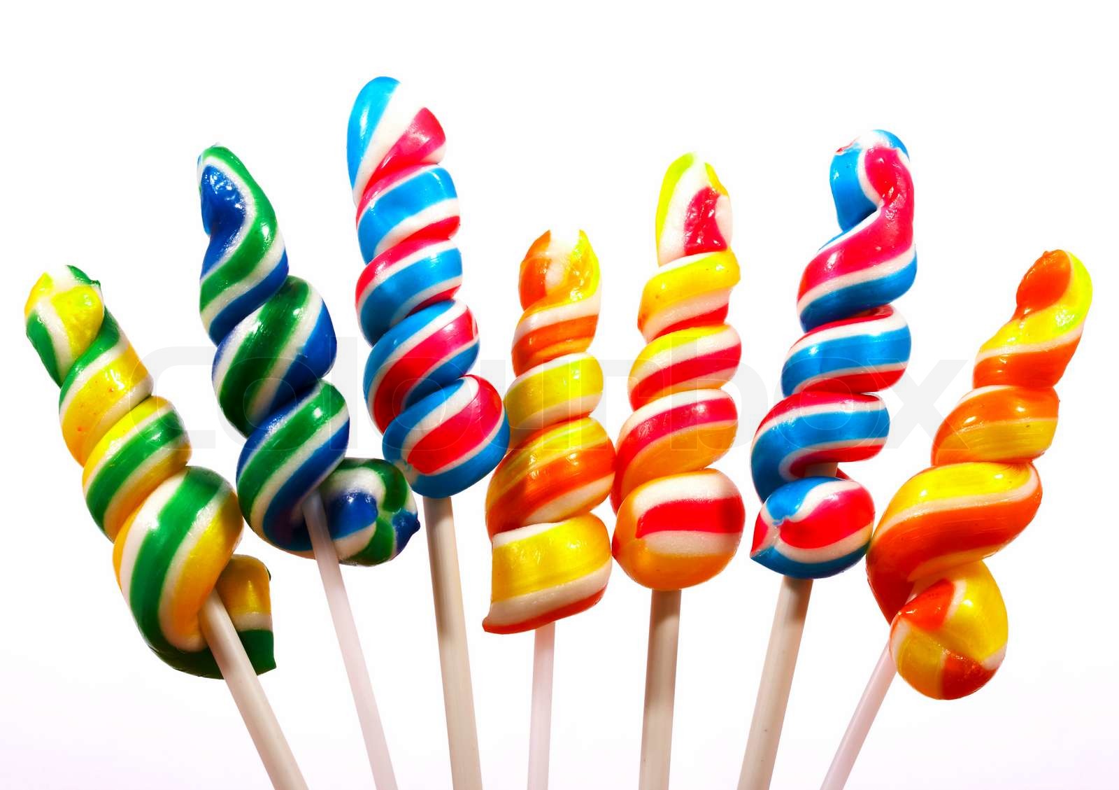 Sticks Of Twisted Candy As A Treat For The Kids | Stock image | Colourbox