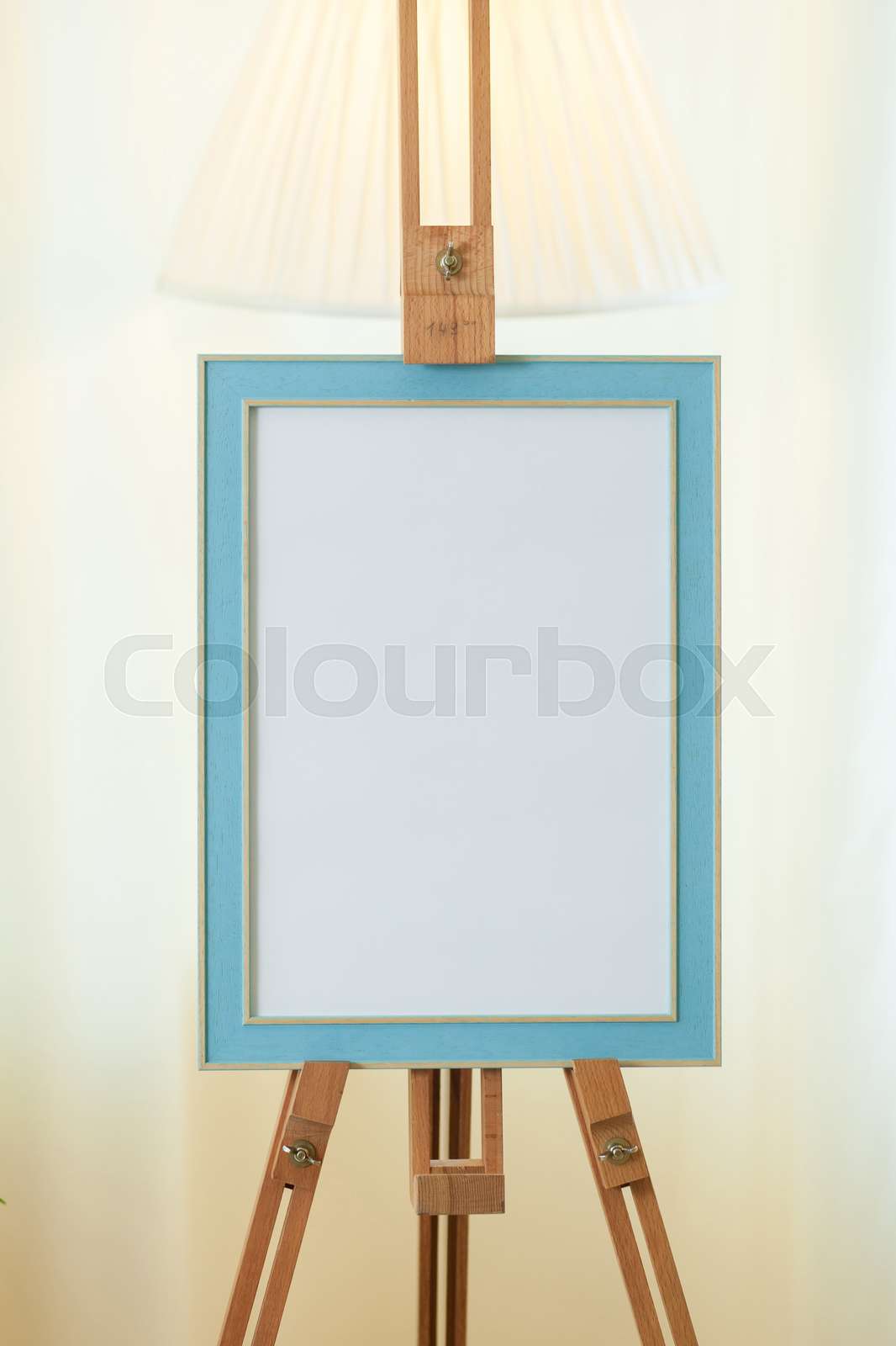 Blank Placard Stock Image Colourbox