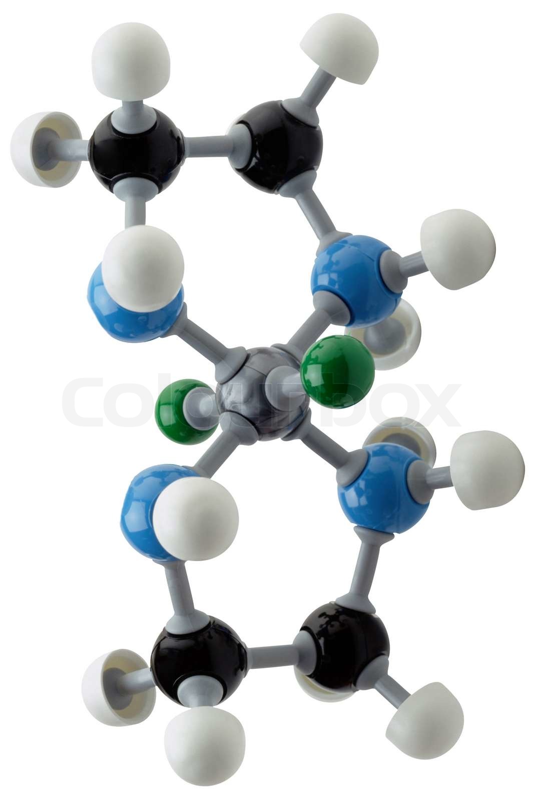 Bunte Molecule auf einem weißen Hintergrund | Stock Bild | Colourbox