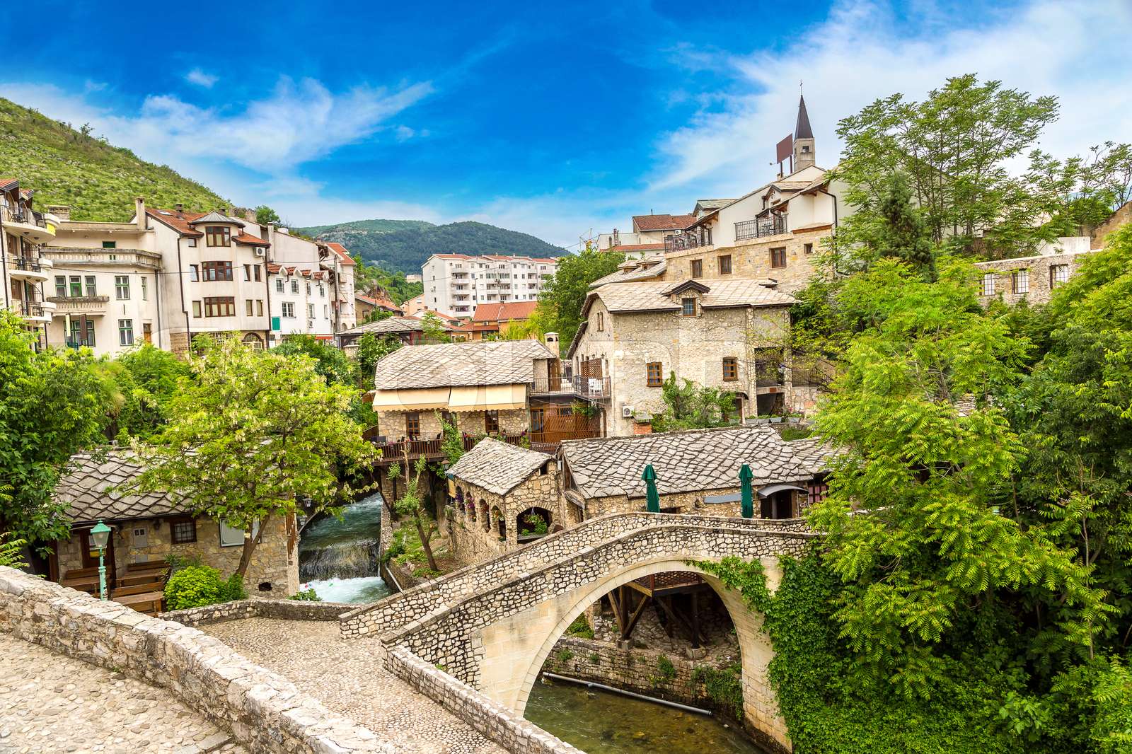 Historical center in Mostar | Stock image | Colourbox