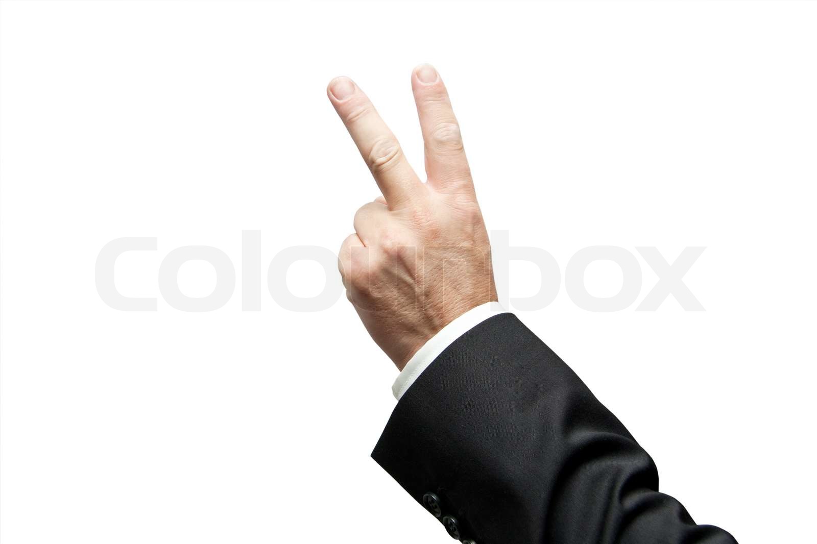 What Does A Two Finger V Sign Mean