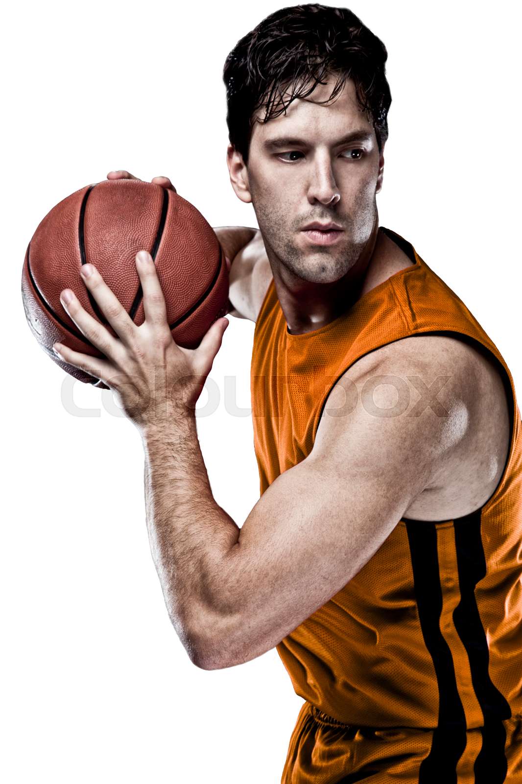 Basketball player Stock image Colourbox