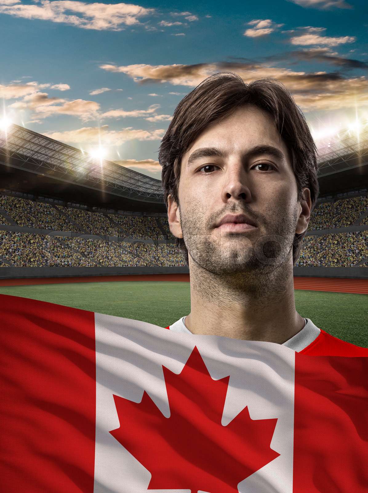 Athlete Celebrating Stock image Colourbox