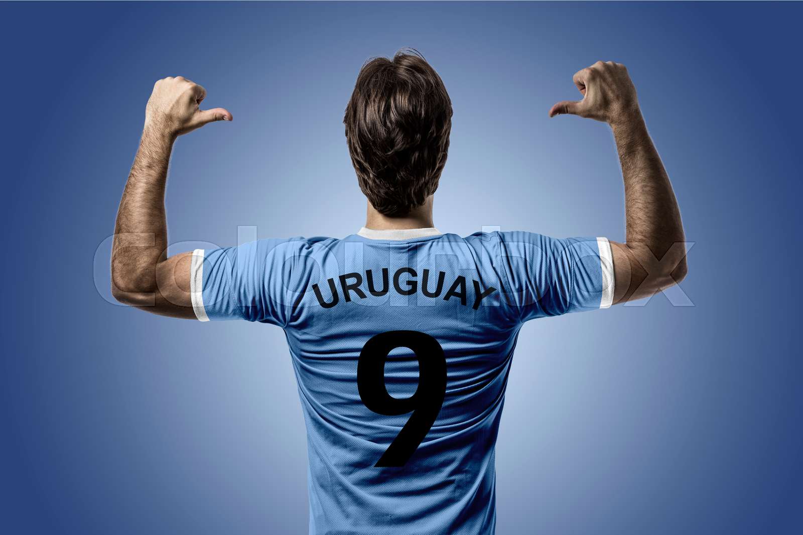 Uruguayan Soccer Player Stock Image Colourbox